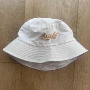 Elegant White Bride Bucket Hat